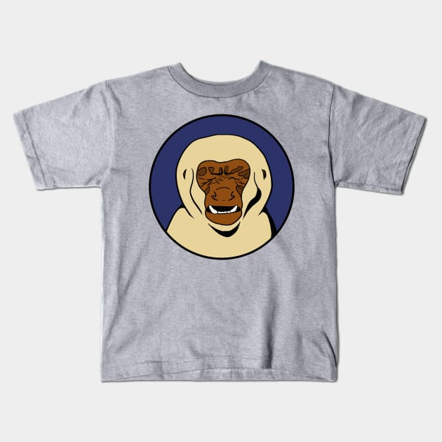 Disappointed Monkey - Funny Animal Design Kids T-Shirt by Animals in Design